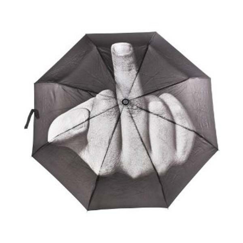 Fuck The Rain Paraply - Hold dig tør med humor!