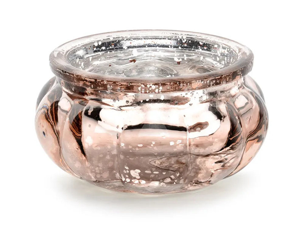 Elegant Fyrfadsholder Sæt i Rose Gold – 4 Stk. Tilbud