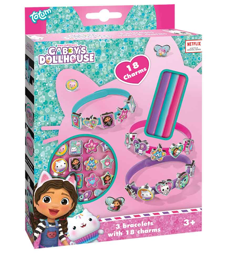 Gabby's Dollhouse - Kreativt Armbåndsæt til Børn
