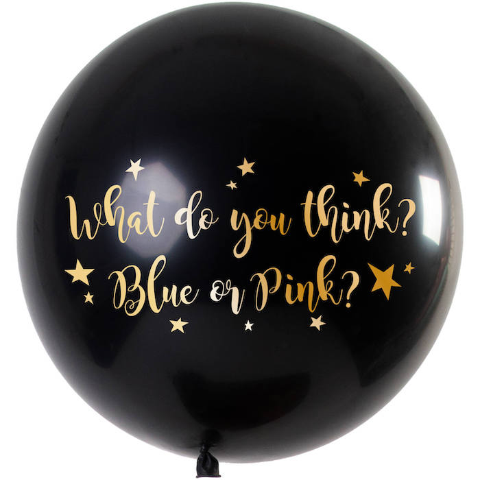 Køn-afsløring Metallic Ballon Pige - 90 cm til Festen