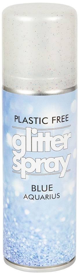 Glitrende Blå Spray til Hår og Krop – Festens Must-Have!
