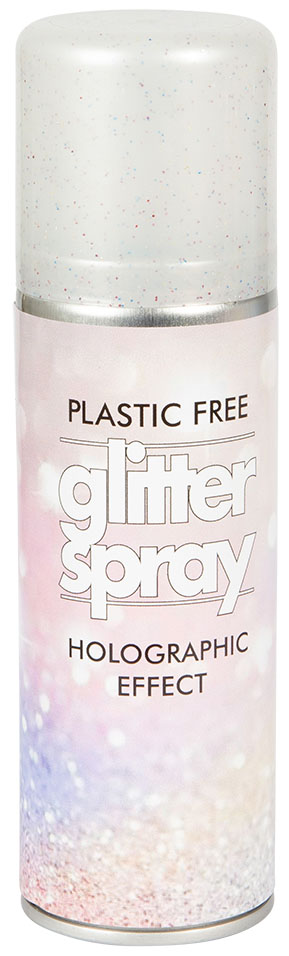 Holografisk Glitter Spray til Hår og Krop – 100 ml Festglans