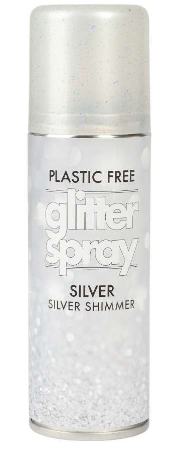 Sølvglitter Spray til Hår og Krop – Festlig Glans 100 ml