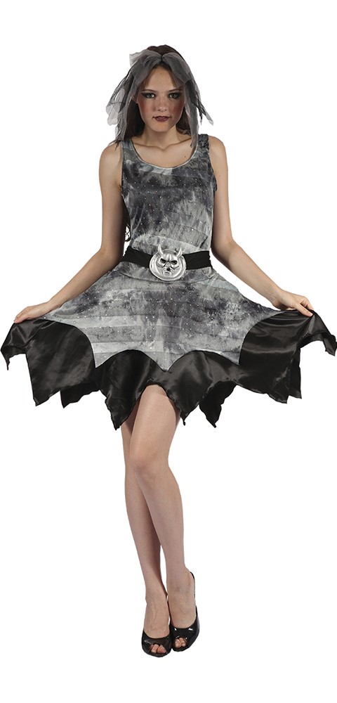 Gothisk Brud Kostume til Halloween Fest for Børn
