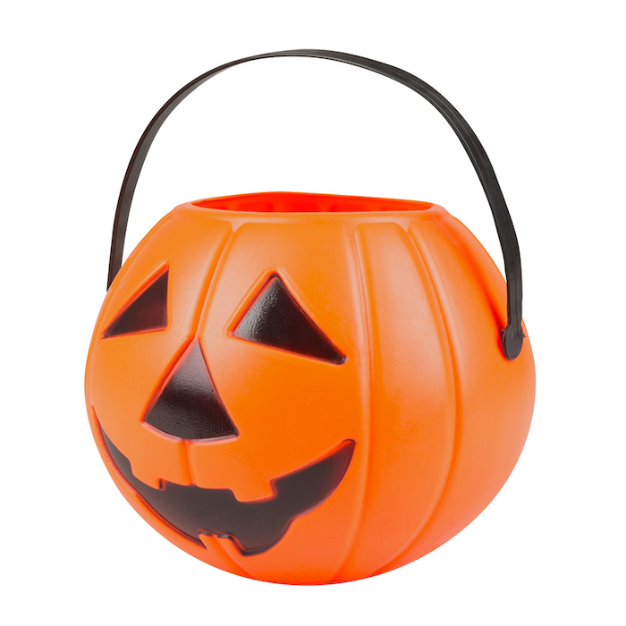 Græskar Spand Orange Halloween