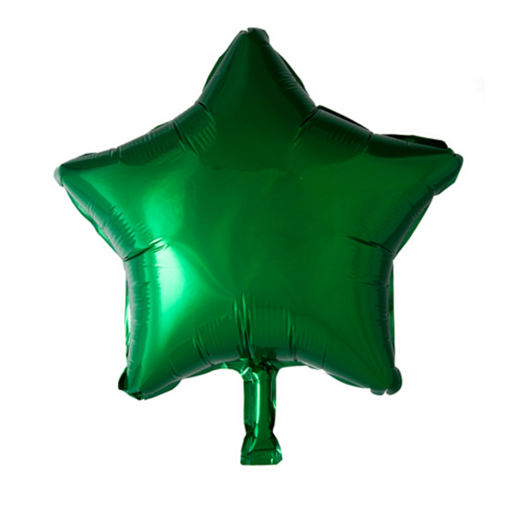 Grøn Stjerne Folieballon – Uundgåelig til Festlige Begivenheder!