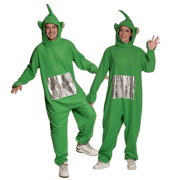 Grøn Teletubbie Kostume Unisex