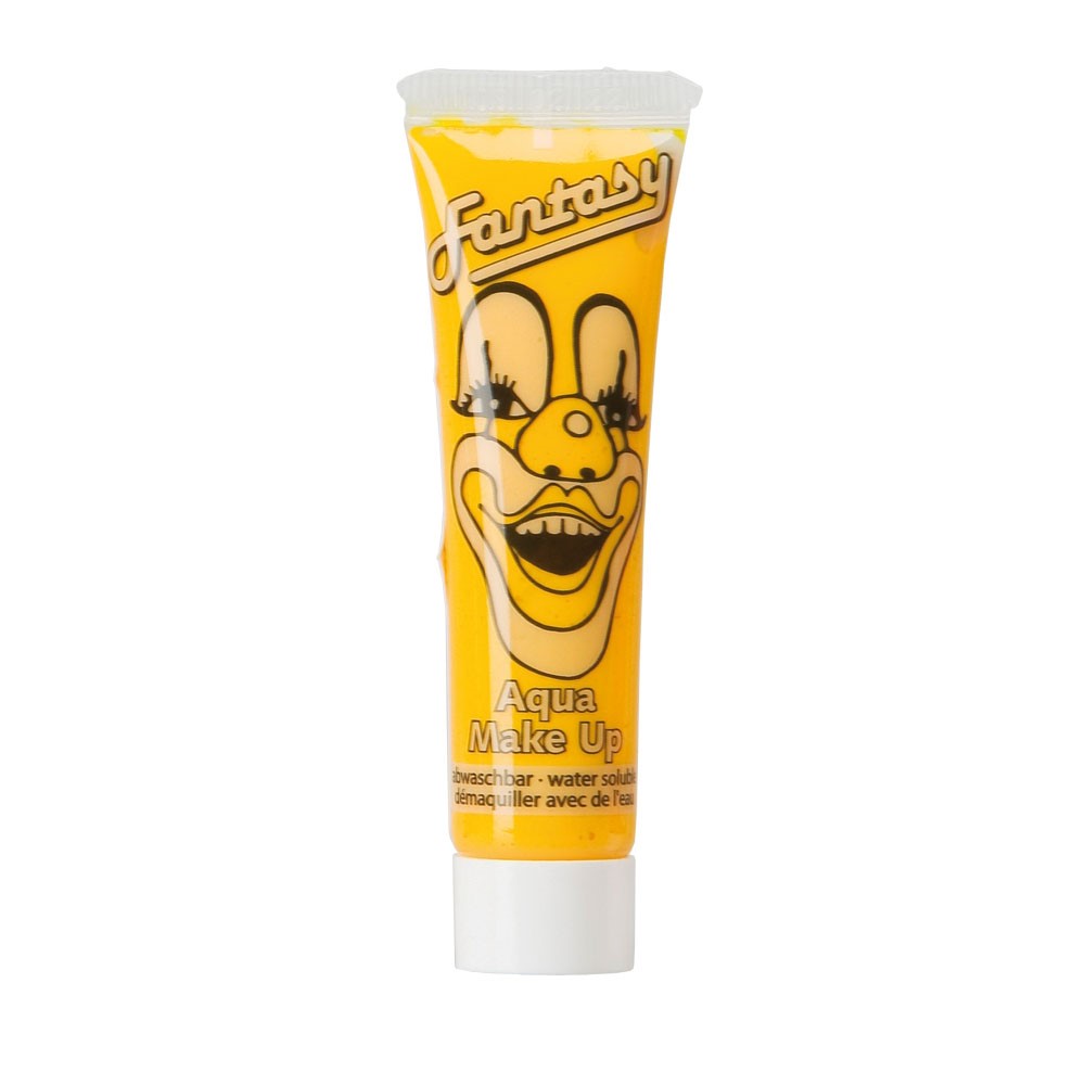 Gul Ansigtsmaling til Halloween - 15 ml Tube til Festen