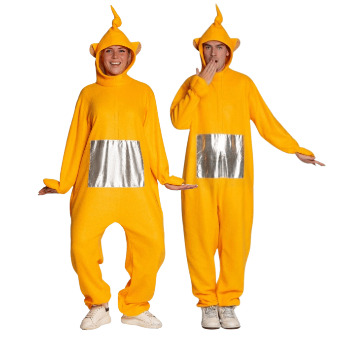 Gul Teletubbie Kostume til Unisex - Fantastisk Tilbud!
