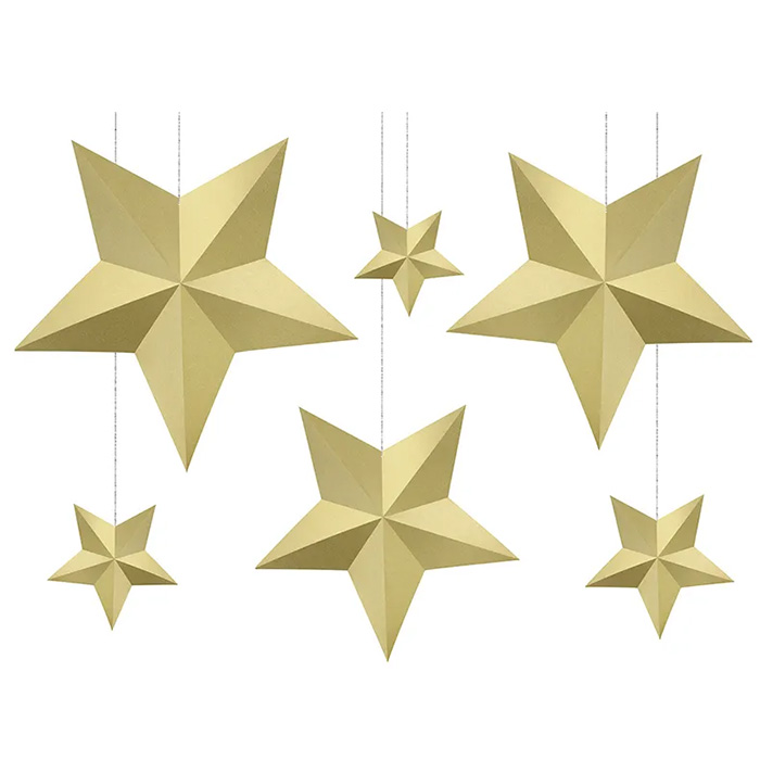 Guld Stjerne Dekoration til Jul - Uovertruffen Tilbud!