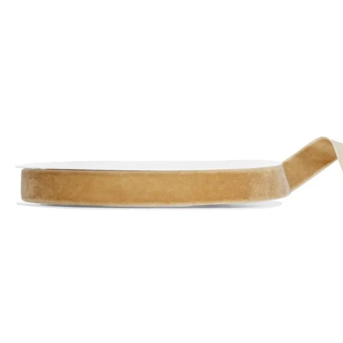 Guld Velour Bånd 15 mm - Fantastisk tilbud!