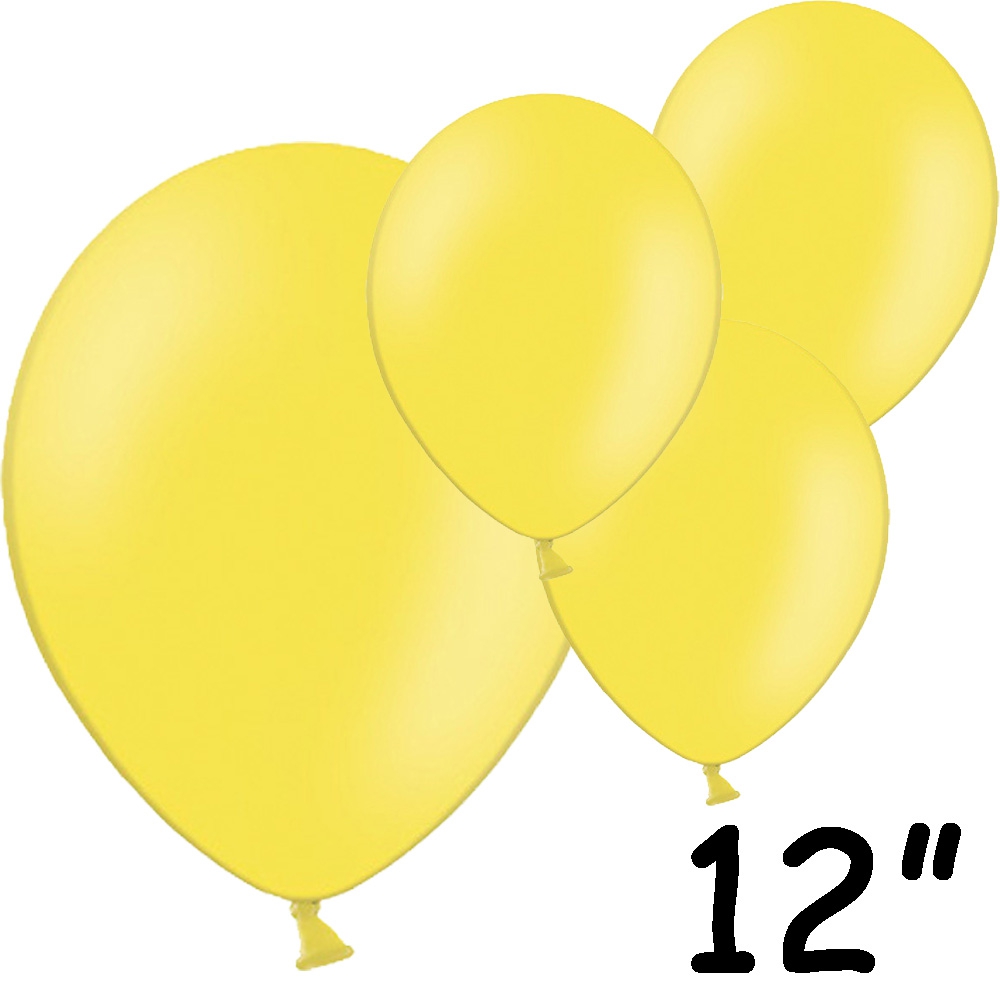 Gule Latexballoner 12” – 100 stk til Festlige Anledninger