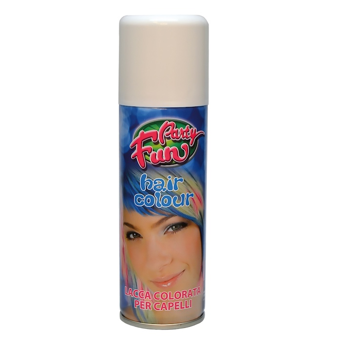 Midlertidig Hårfarvespray 125 ml - Hvid til Fest!