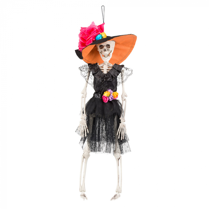 Hængende Skelet til Day of the Dead - 40 cm Festpynt