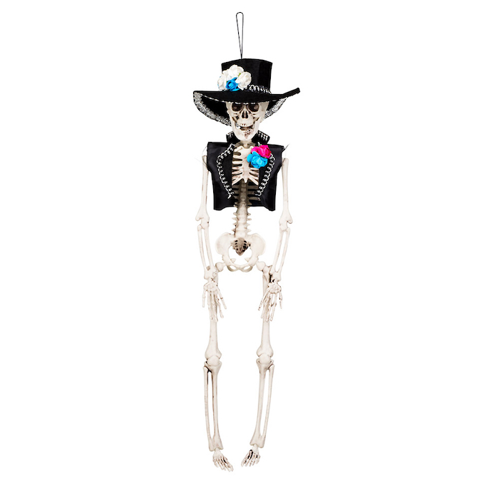 Hængende Skelet Mand til Día de los Muertos