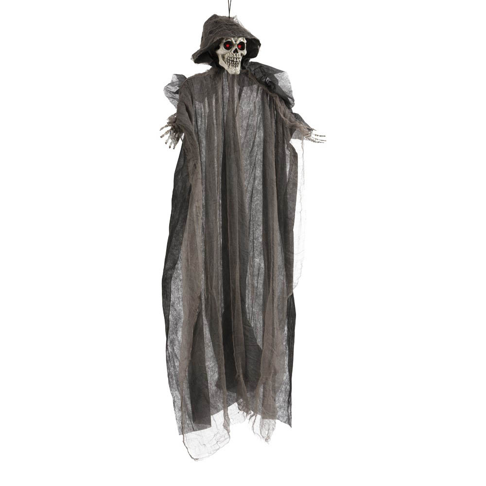 Skræmmende Halloween Skelet med Lys – 120 cm Dekoration