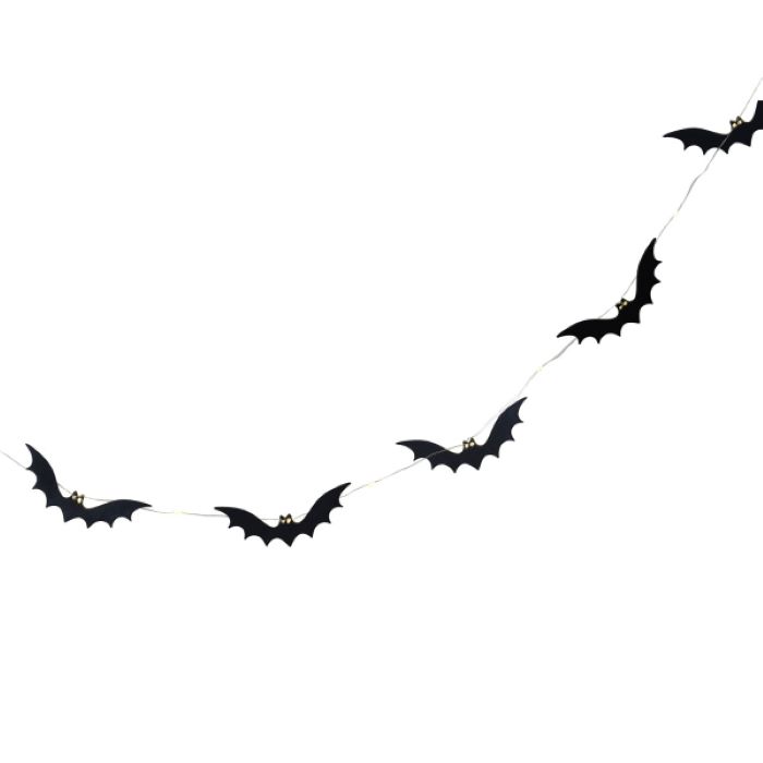 Halloween Flagermus LED Lyskæde til Uhyggelig Feststemning