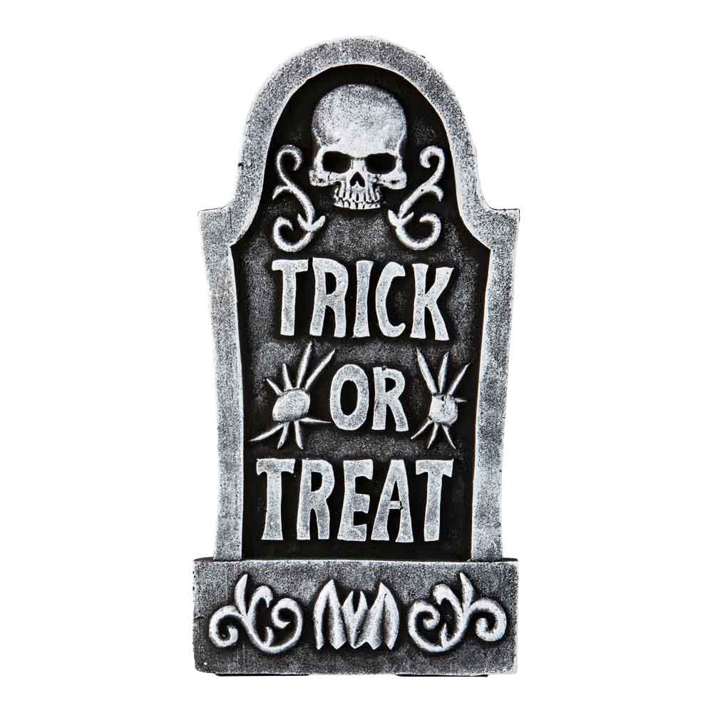 Skræmmende Halloween Gravsten til Dekoration - 58 cm
