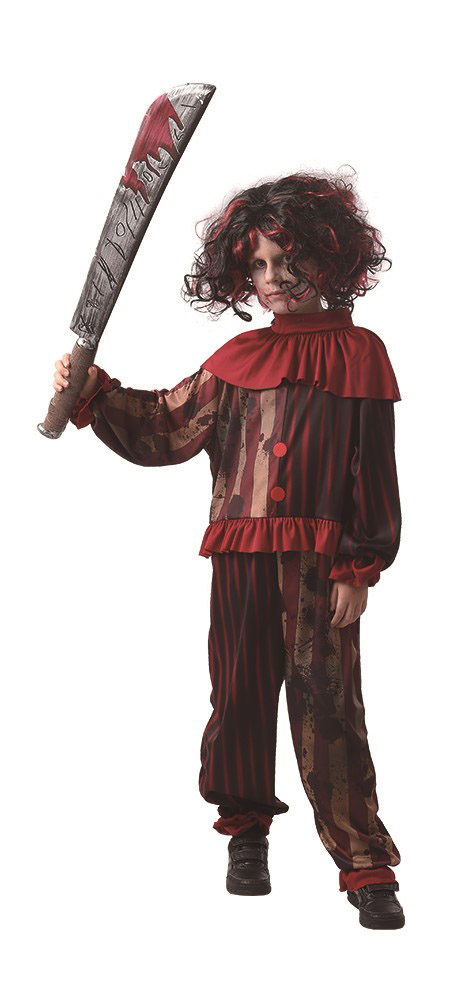 Halloween Klovnekostume til Børn - Festkassen Tilbud!