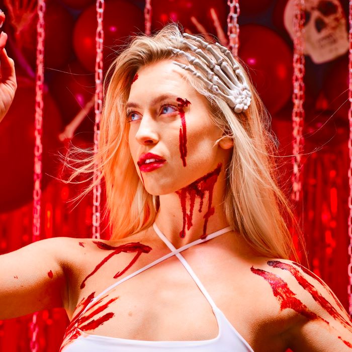 Halloween Skelet Hånd Hårspænde til Festligheder