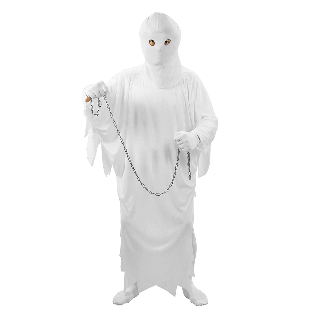 Skræmmende Halloween Spøgelse Kostume til Børn – Uhyggelig Fest!