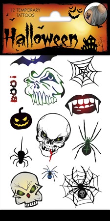 Halloween Tatoveringer – 12 sjove designs til festen!