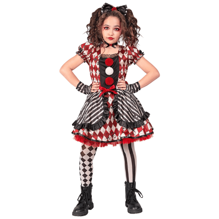 Harlekin Dukke Kostume til Børn - Fantastisk Tilbud!