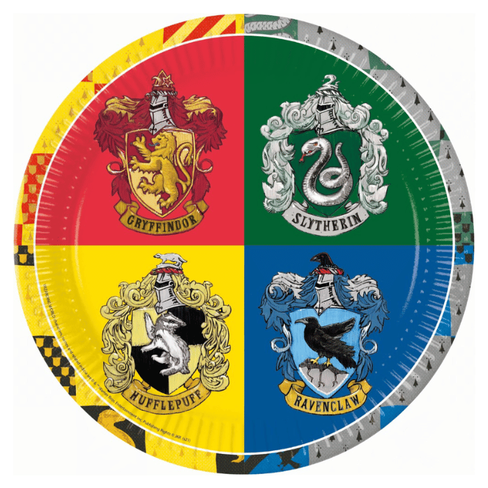 Harry Potter Paptallerkner - 8 stk til fest!