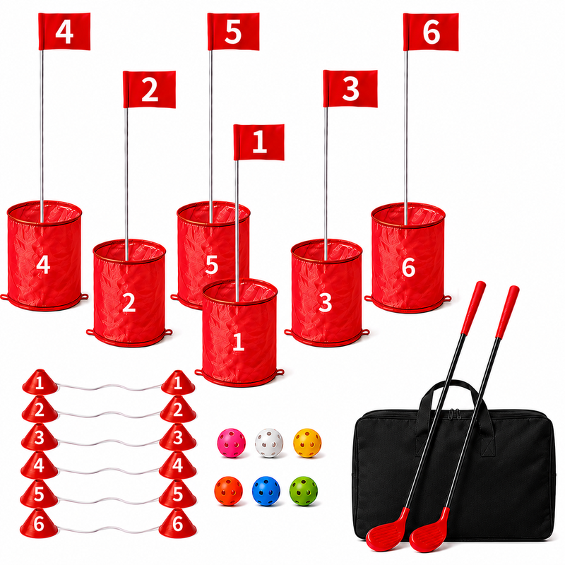 Havegolf Spand Sæt    Baner   Bucket Golf