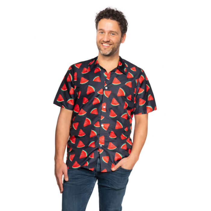 Hawai Skjorte med Melonmotiver - Festligt Look!