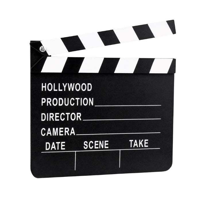 Hollywood Film Klaptræ - Perfekt til Temafest!