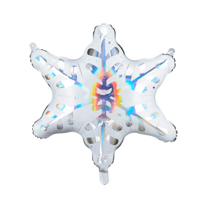 Holografisk Snefnug Folieballon 64   66