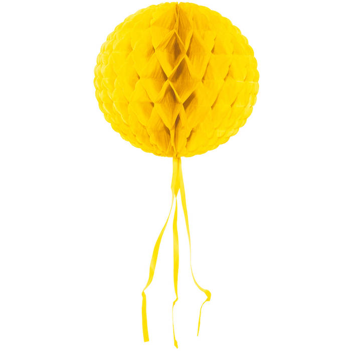 Honeycomb Dekoration Gul 30 cm – Perfekt til Fest!