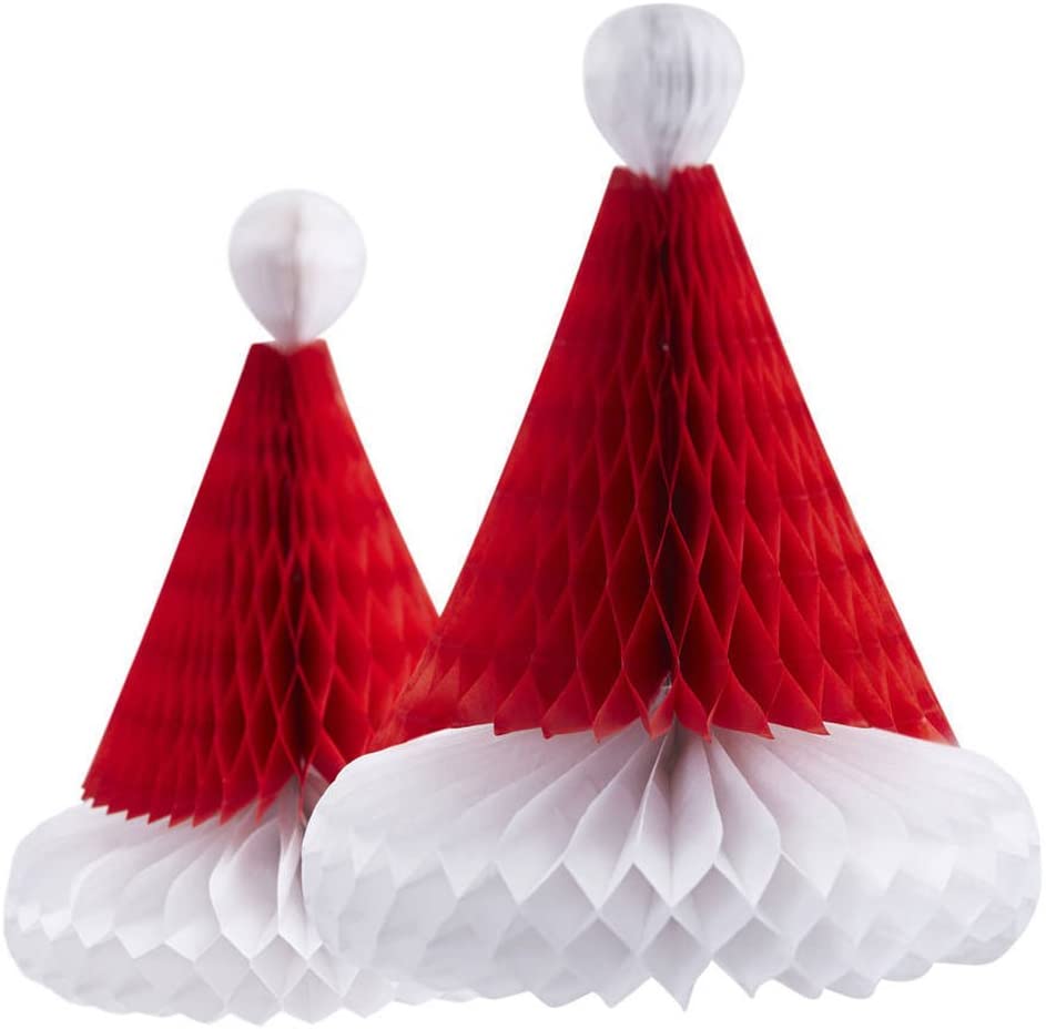 Honeycomb Nissehue 3x – Fantastisk tilbud til julefester!