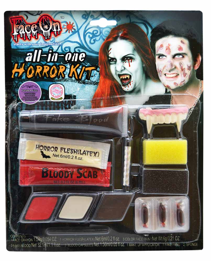 Skræmmende Vampyr Makeup Sæt til Halloween Fest!