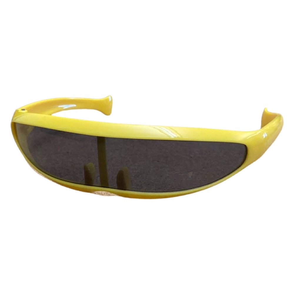 Hurtigbrille Gul Robo – Sjov festaccessory til enhver fest!