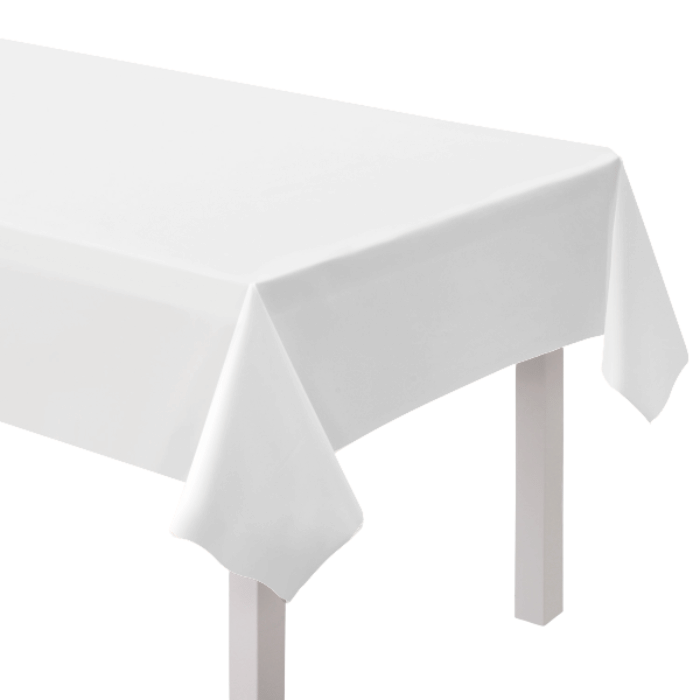 Hvid Papirs Dug 120x180 cm - Perfekt til Festbordet