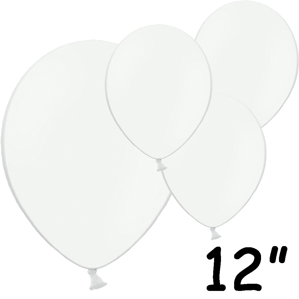 Hvide Latexballoner 12" – 100 Stk til Festlige Begivenheder