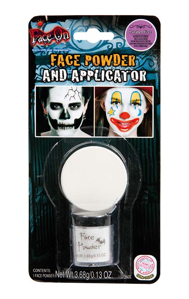 Hvidt Ansigtspudder til Halloween – Skab et Uforglemmeligt Look!