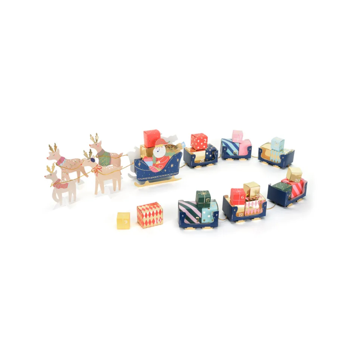 Julemandens Slæde Adventskalender - Magisk December Glæde!