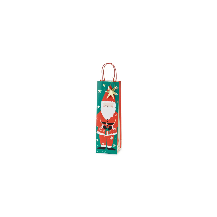 Julegavepose med Julemand - 11x36x10 cm