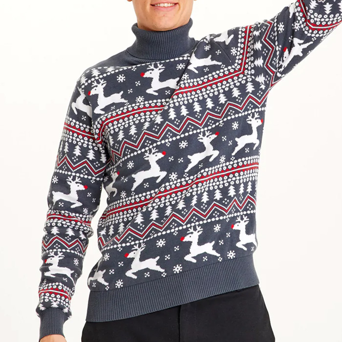 Økologisk Julesweater med Turtleneck – Fantastisk Tilbud!