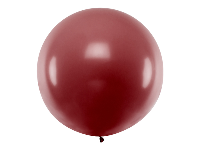 Kæmpe Pastel Bordeaux Ballon - Perfekt til fest!
