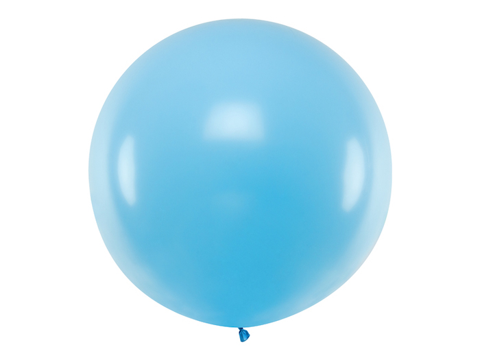 Kæmpe Pastel Himmelblå Ballon - Perfekt til Fester!