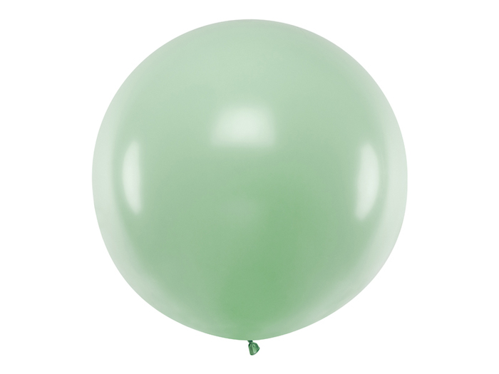 Kæmpe Pastel Pistache Ballon - Perfekt til Festpynt!