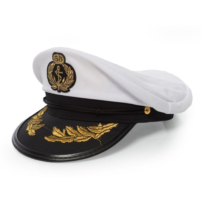 Deluxe Kaptajn Hat - Unisex til Festen!