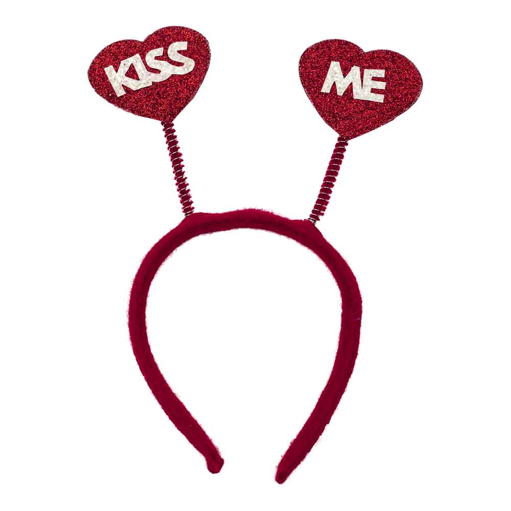 Kiss Me Hårbøjle i Rød – Uundgåelig til Polterabend!