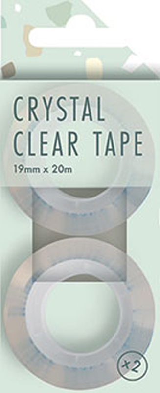 Klar Tape Refiller - 2 Ruller til Festlige Anledninger