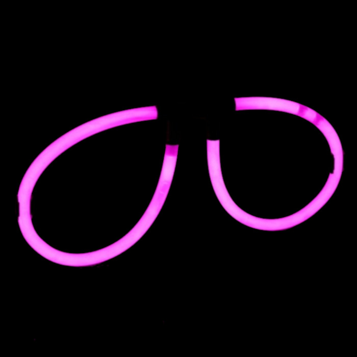 Knæklys Briller i Pink - Perfekte til UV-fest!