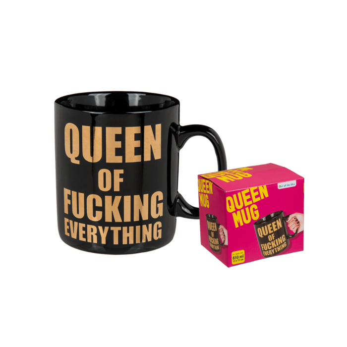 Kop Queen Of Fucking Everything - Unik Kaffe Kop